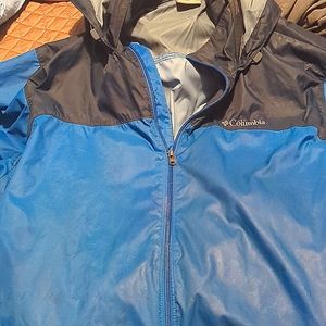 Blue/Black Columbia light jacket, XL
